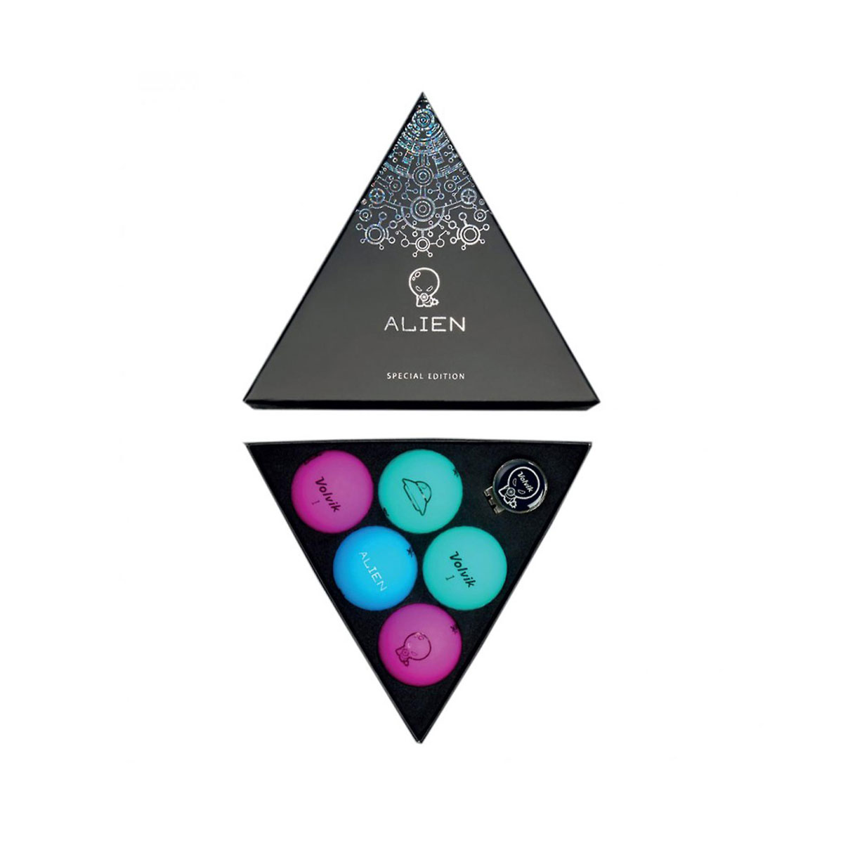 Volvik Alien Box 5x VIVID balls + Marker 209.000124_1